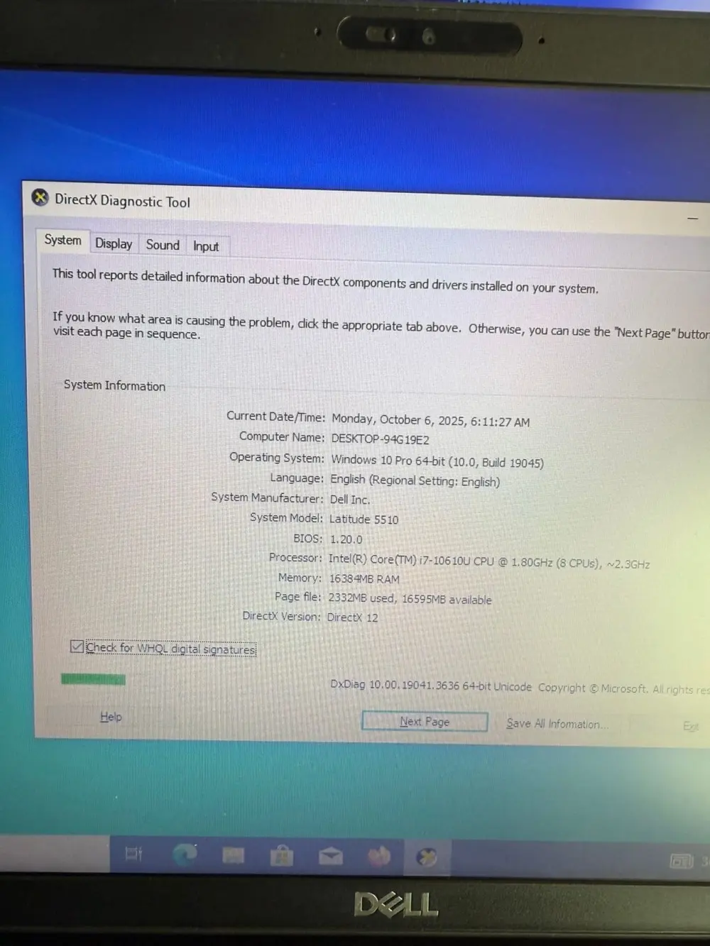 Laptop Dell Latitude بحالة الجديد
