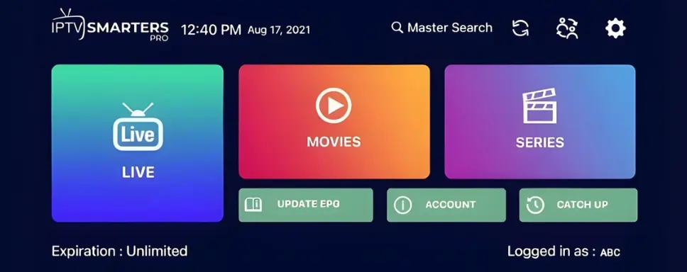 اشتراك iptv smarter pro iptv