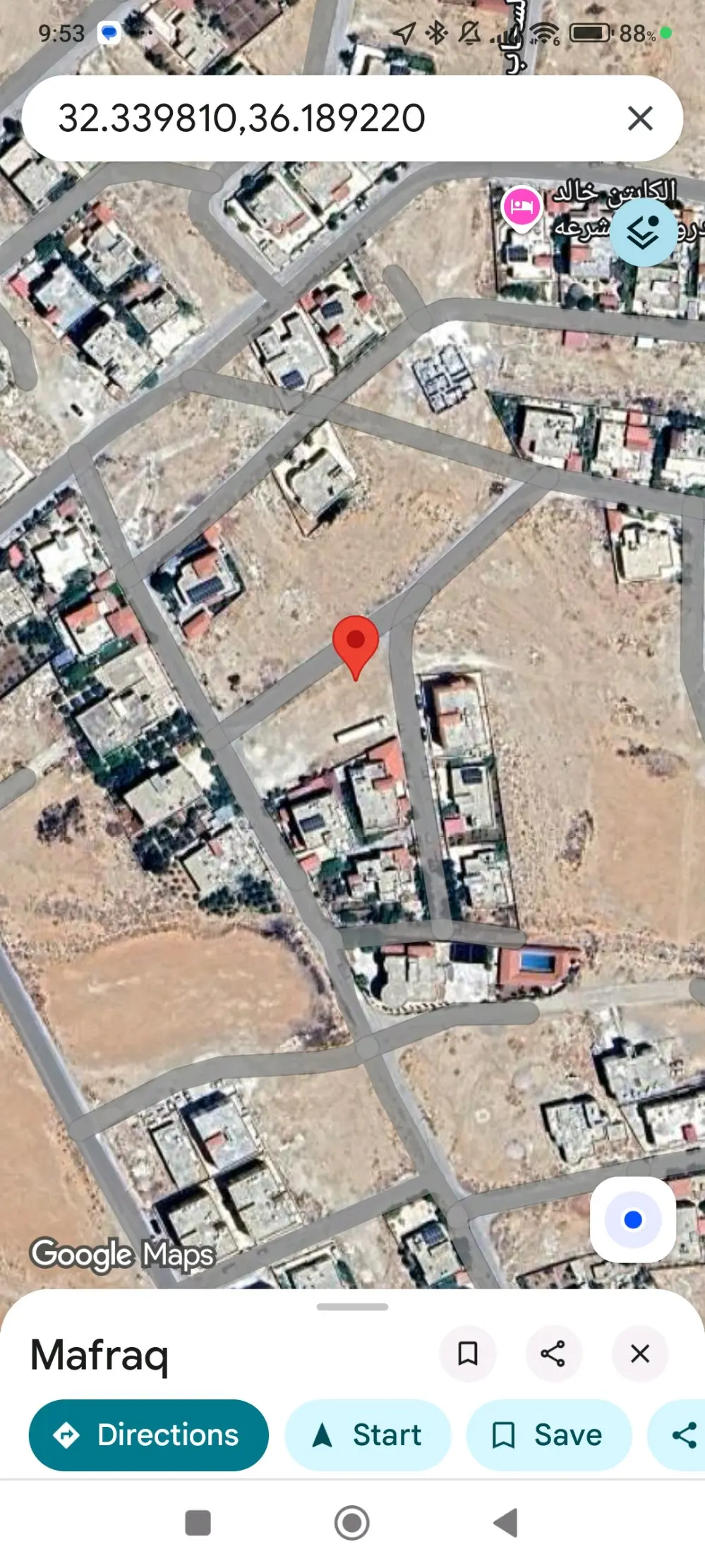 قطعة ارض للبيع في حي الحسبان المفرق