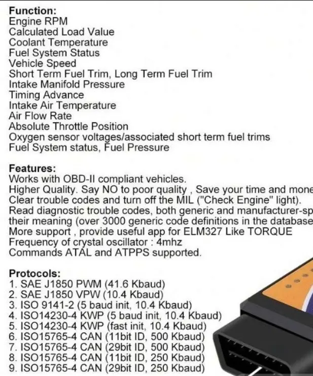 “جهاز فحص السيارات OBD2”