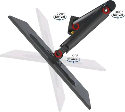 ✨ وفر مساحة مكتبك وارتاح مع حامل الشاشة الذكي North Bayou F80 بسعر مميز