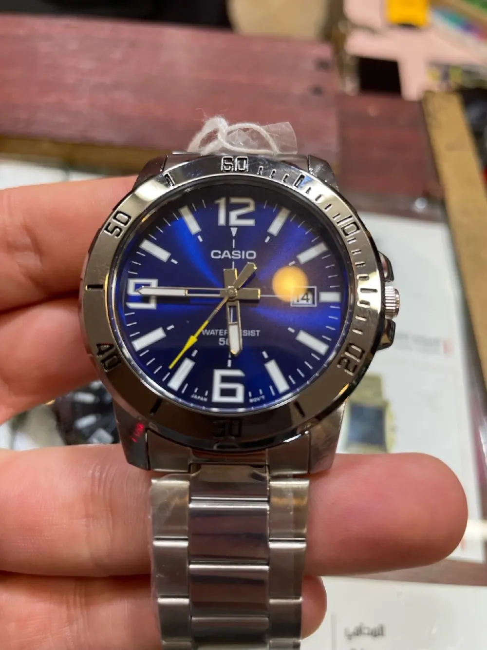 ساعة كاسيو الأنيقة عقارب