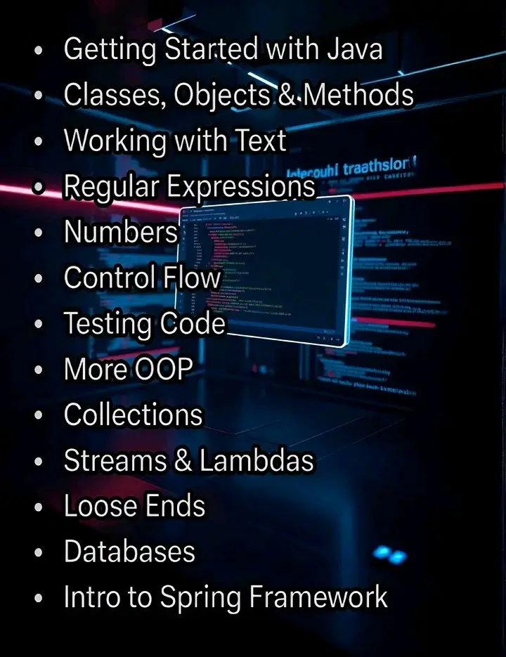 ✨تعليم الجافا بكورسات متكاملة ✅