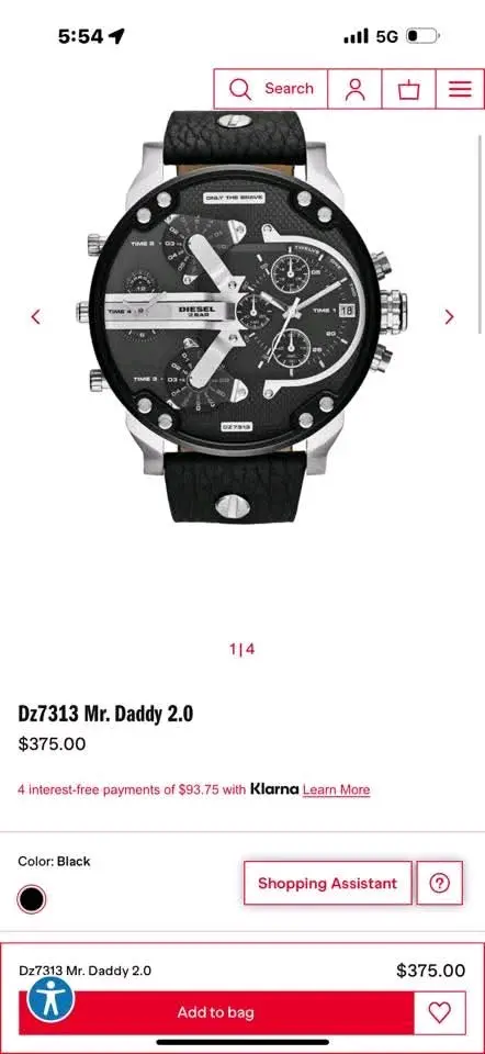 ساعة ديزل Mr Daddy DZ7313