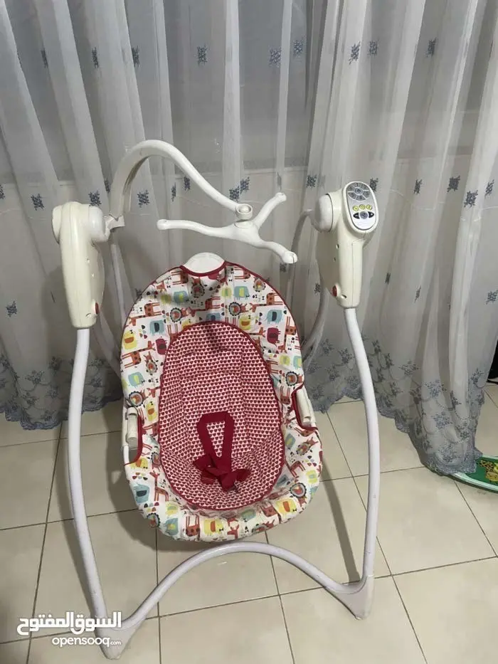 كرسي اطفال + نطاطة معلقة