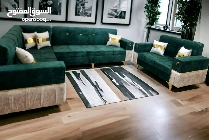 اطقم كورنر اسفنج ضغط عالي قماش وتر بروف ارجل لوكنز