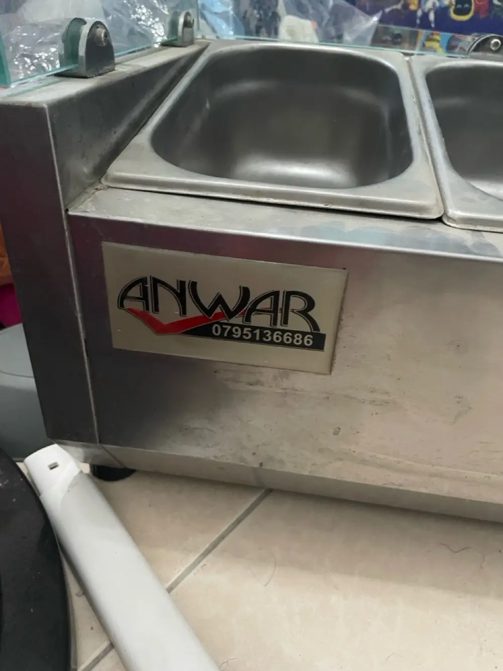 ثلاجة عرض مبردة ستانلس