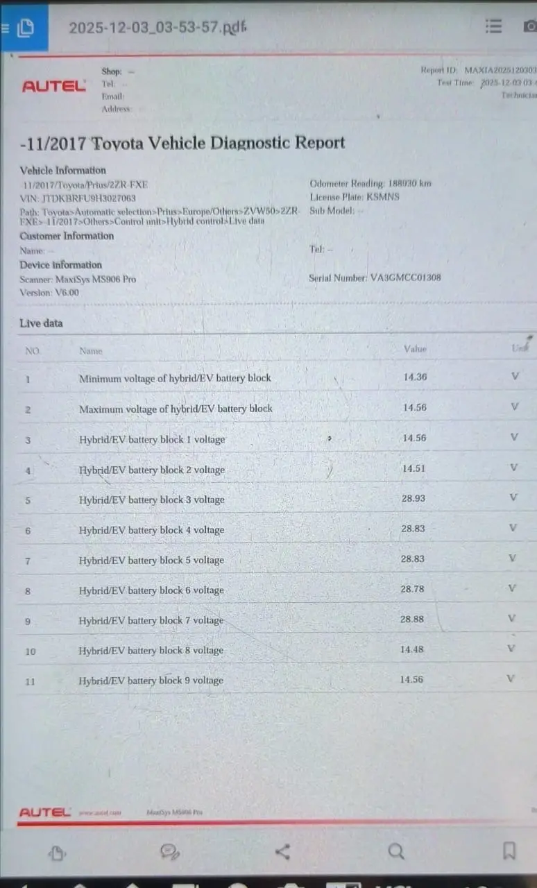 تويوتا بريوس ٢٠١٧