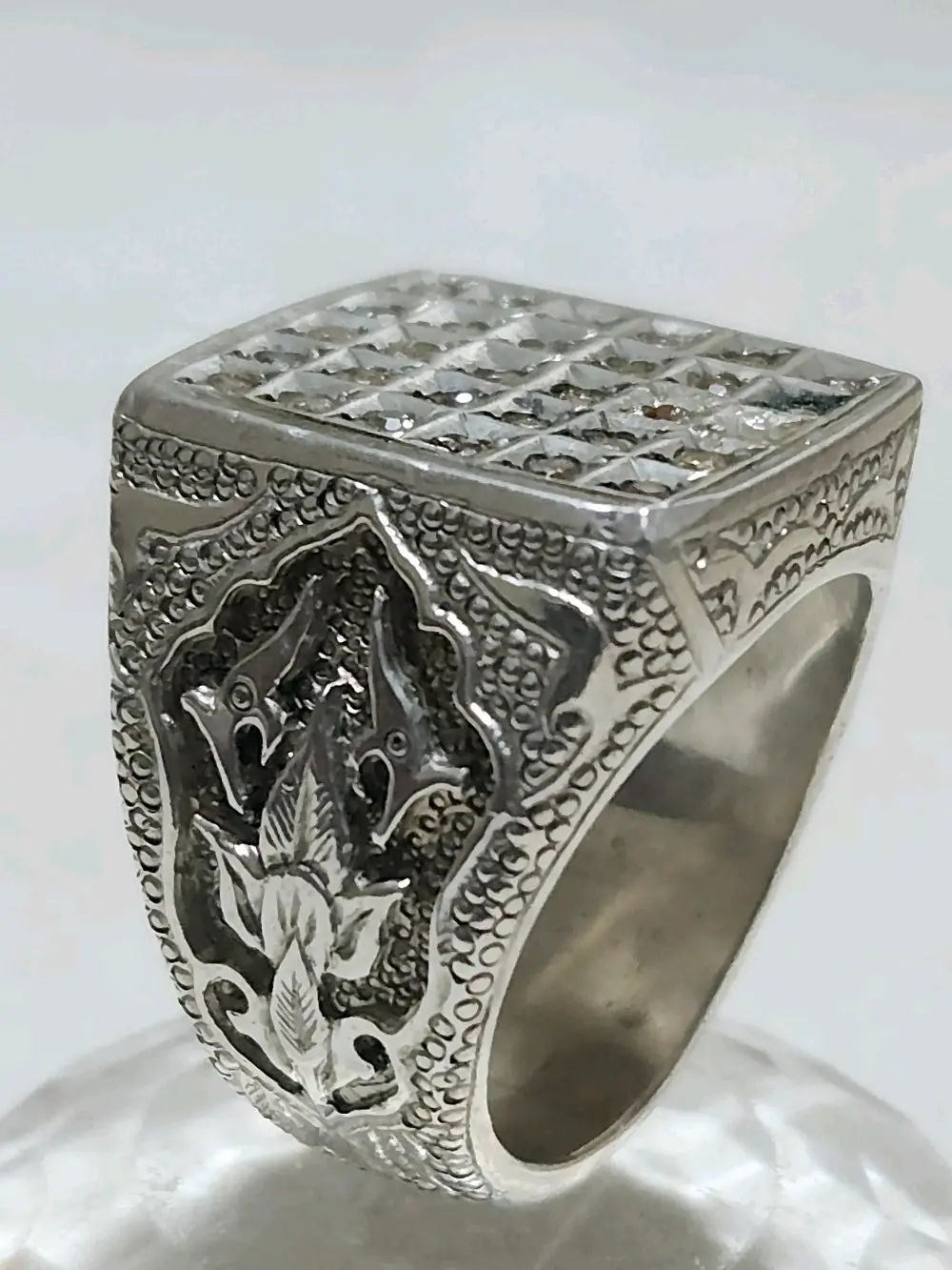 خاتم فضه صياغه مميزه قديمه