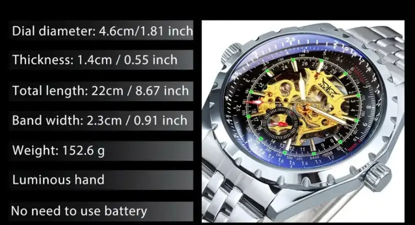 JARAGAR Men Automatic Watch