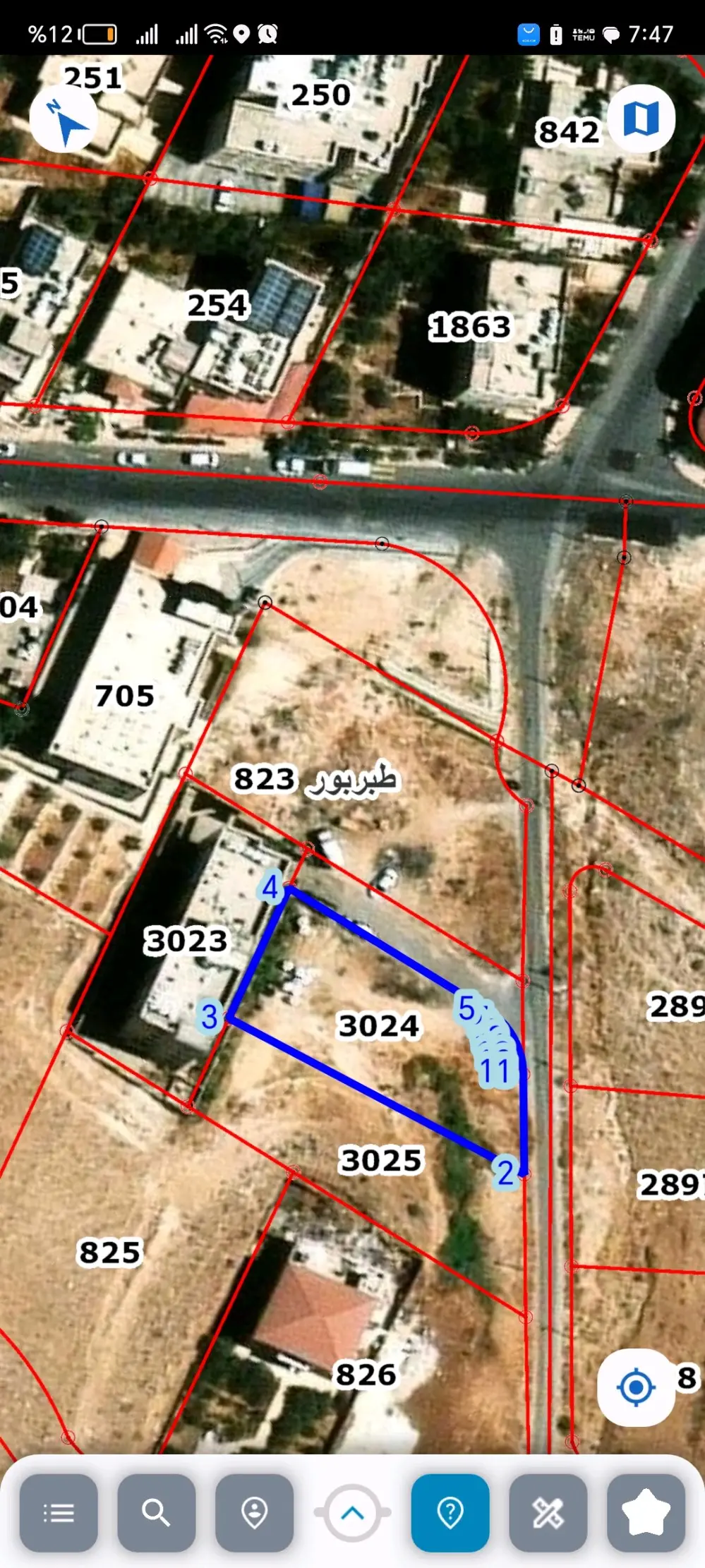 ارض للبيع طبربور ابو عليا متر776