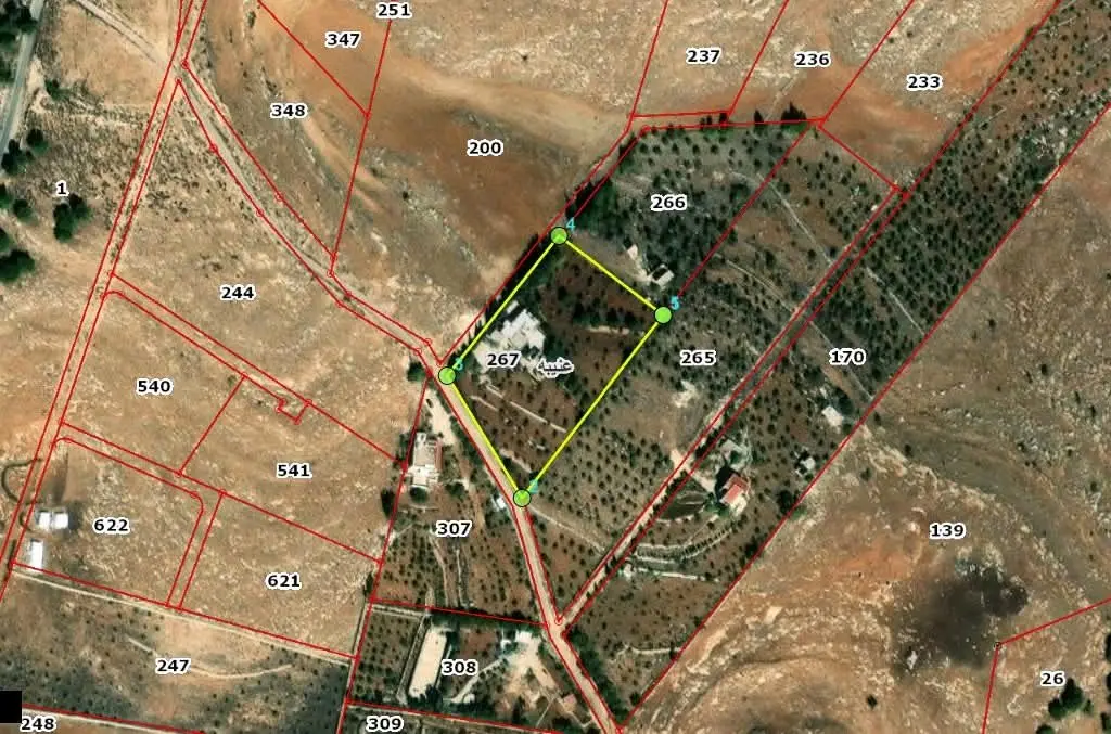 مزرعة للبيع في محافظة جرش - عنيبة
