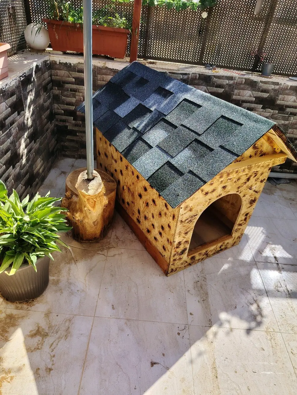 wooden house for dogs big size
