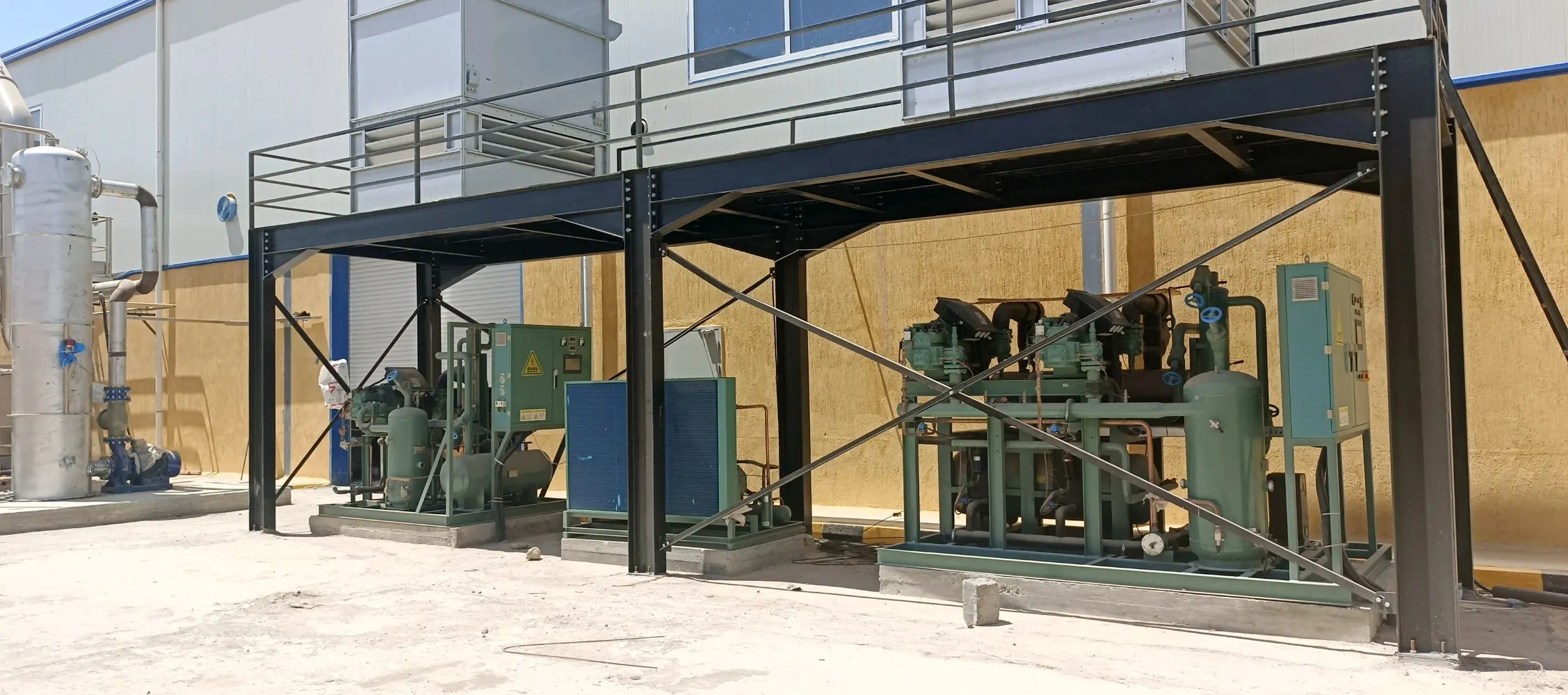 بناء الهناجر و الهياكل المعدنية و المباني الحديدية و المكاتب و الابنية متعددة ال