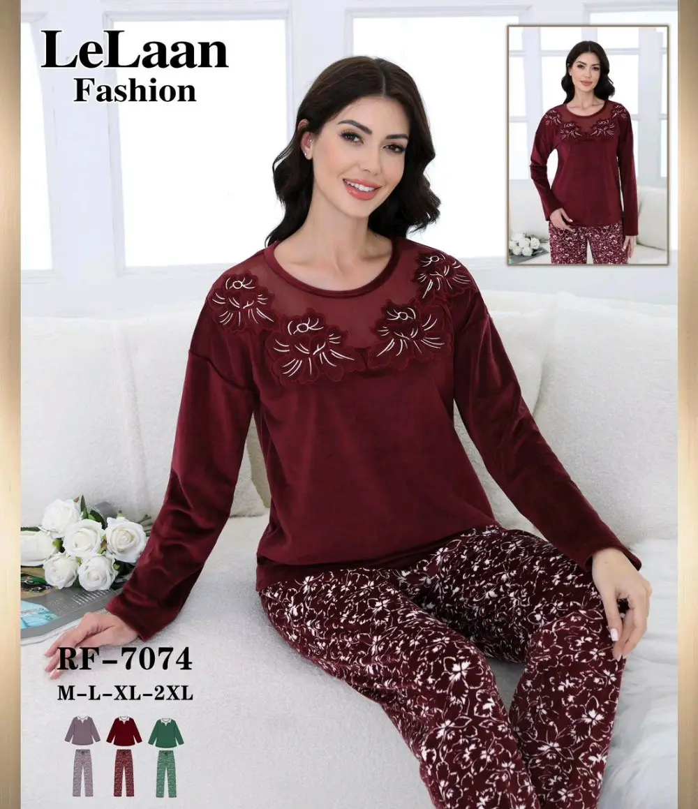 بجامات ستاتي مخمل ثقيل ودافيان و مطنات فرومقاسات M L XL 2X