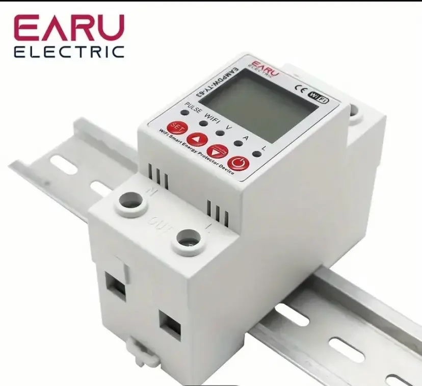 جهاز حماية الطاقة الذكي WiFi مع تحكم عن بُعد