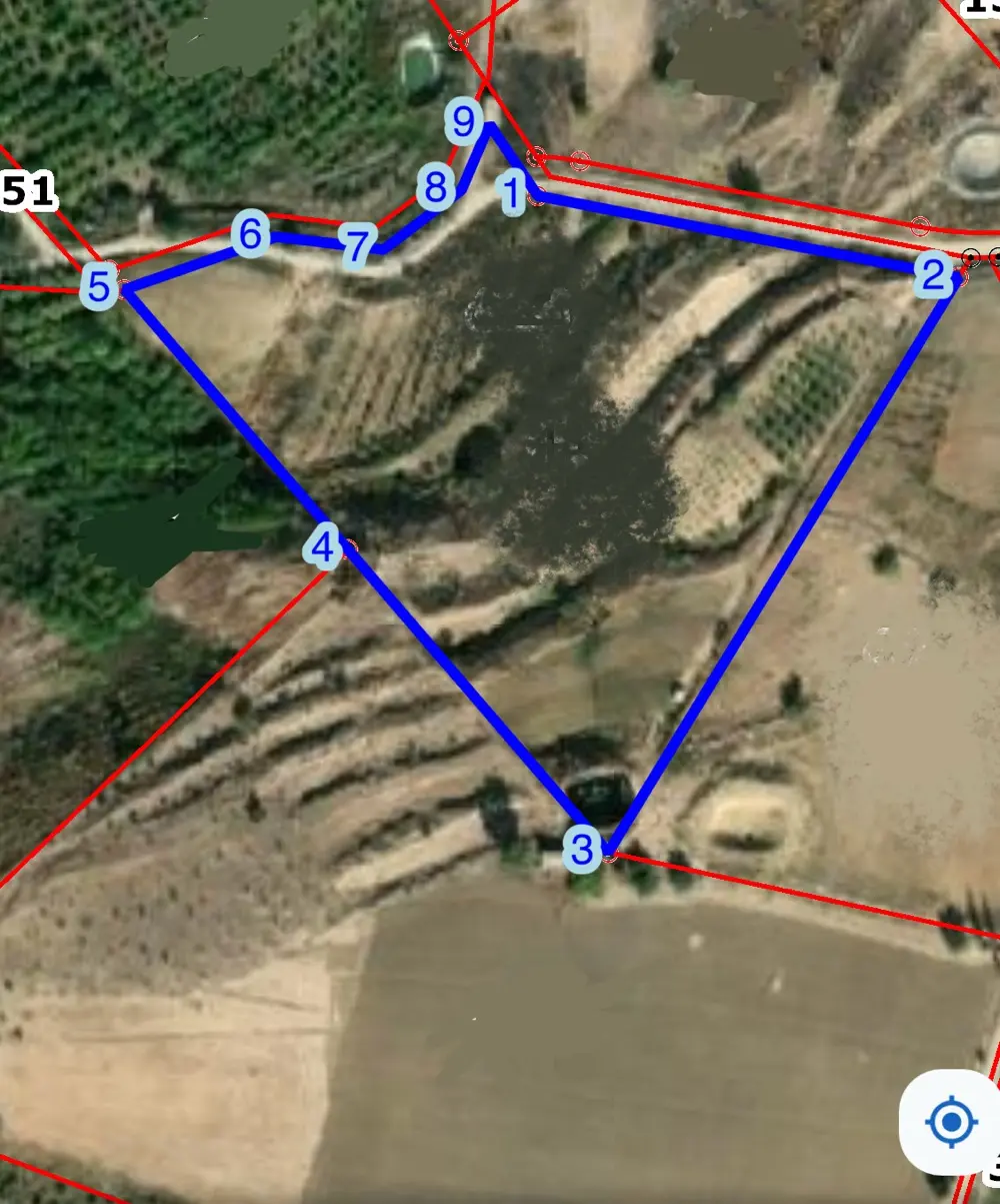 قطعة ارض زراعية للبيع في البحاث