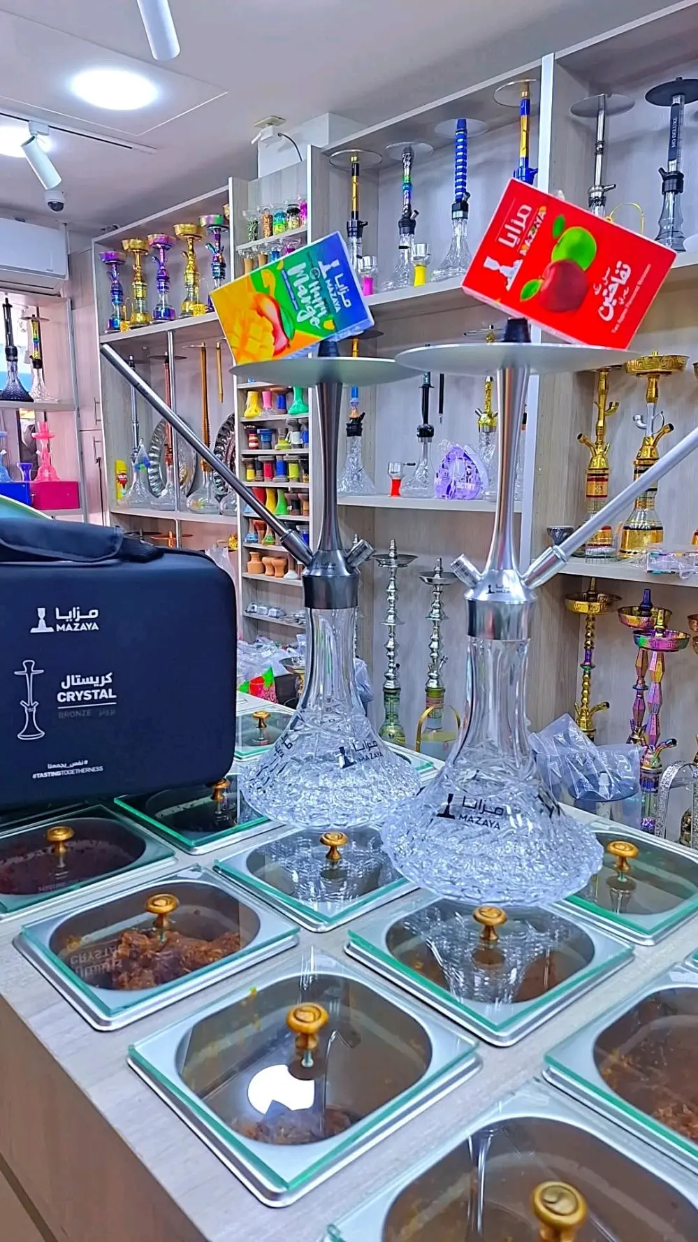 محل مستلزمات تدخين ومعسل يعمل بشكل ممتاز