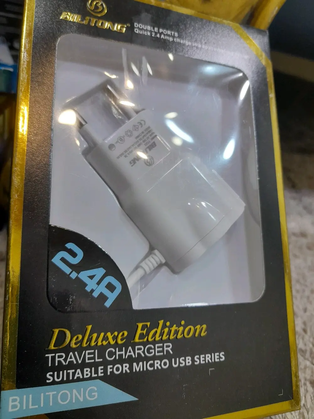 شاحن ايفون + وصلة ثلاثية