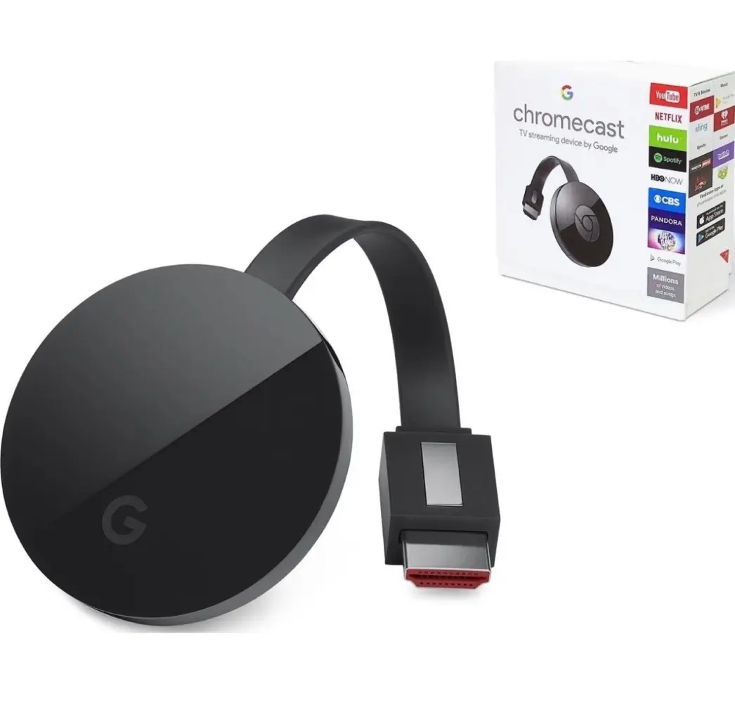 Google Chromecast Ultra 4K Smart TV Streaming Stick - Black