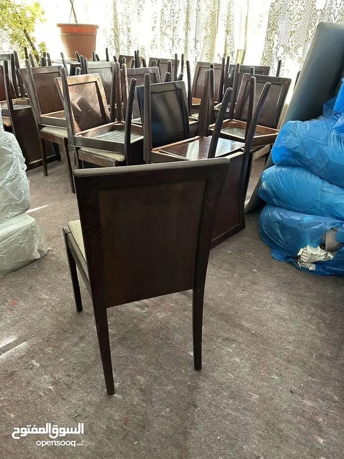 كراسي خشب زان فاخره للبيع بسعر مغري متوفره كمية كبيره