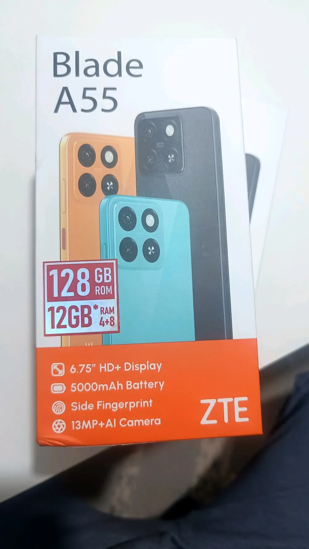 موبايل ZTE A55128 GB مستعمل مكفول بحال الجديد
