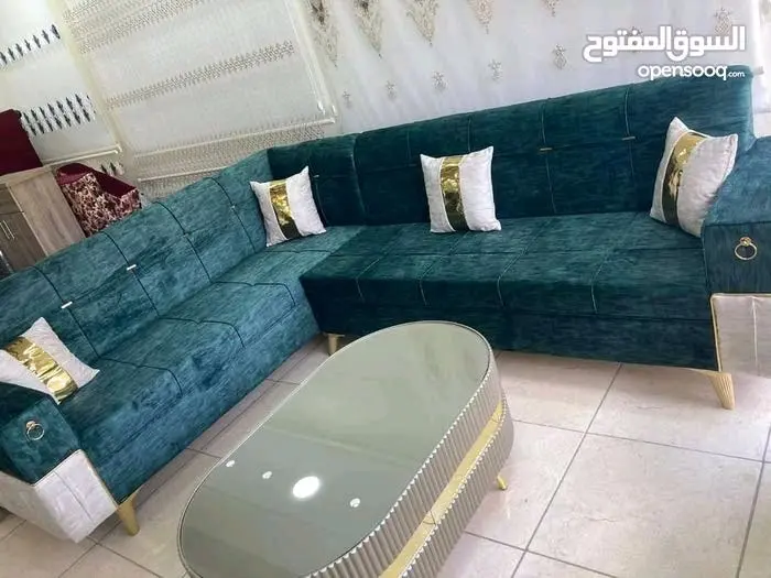 اطقم كورنر اسفنج ضغط عالي قماش وتر بروف ارجل لوكنز