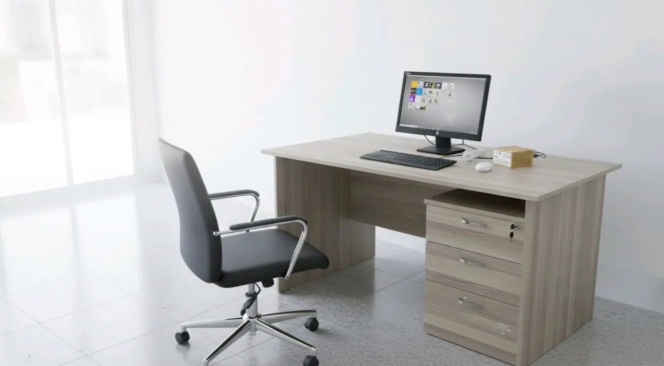 مكتب "سوبر كواليتي" خشب لامينيت 18 ملم – متانة تدوم!