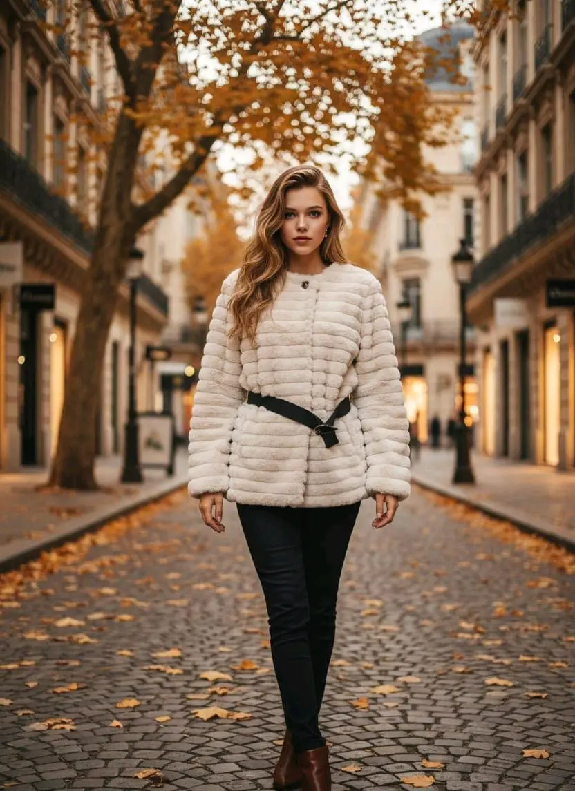 *جاكيت فرو قصير*