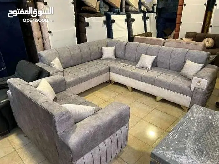 اطقم كورنر اسفنج ضغط عالي قماش وتر بروف ارجل لوكنز