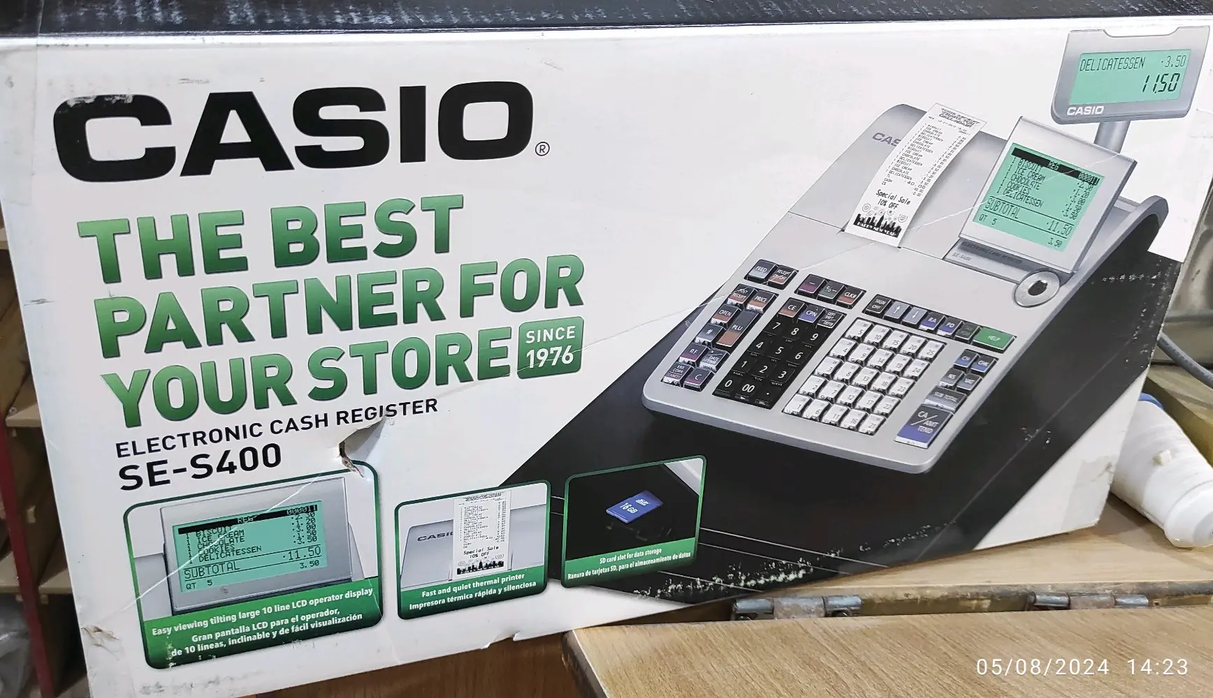 ELECTRONIC CASH REGISTER CASIO (BRAND NEW)