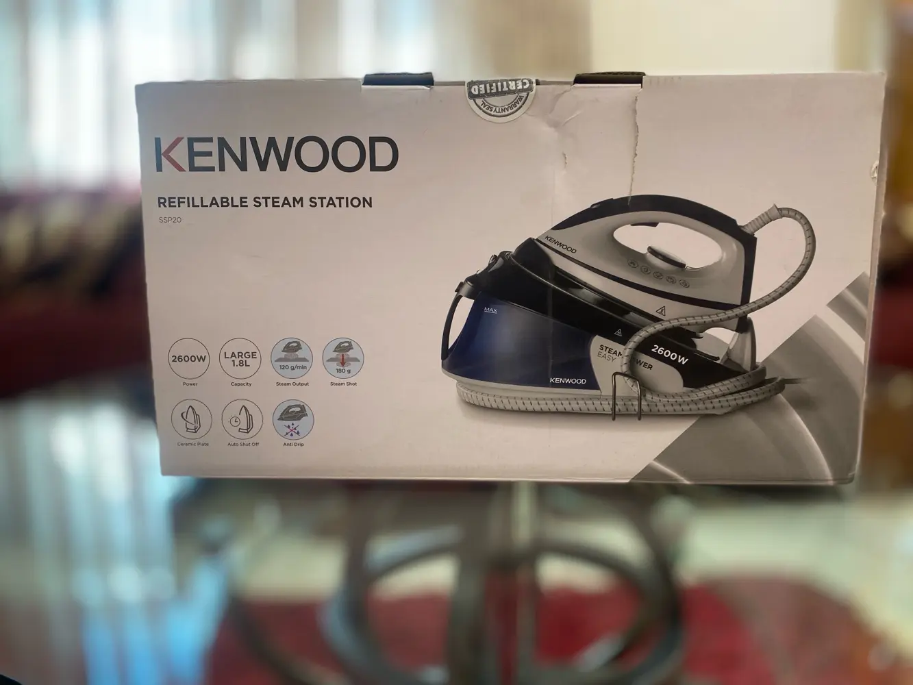 مكواة بخار كينوود - Refillable Steam Station (SSP20)