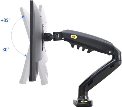 ✨ وفر مساحة مكتبك وارتاح مع حامل الشاشة الذكي North Bayou F80 بسعر مميز