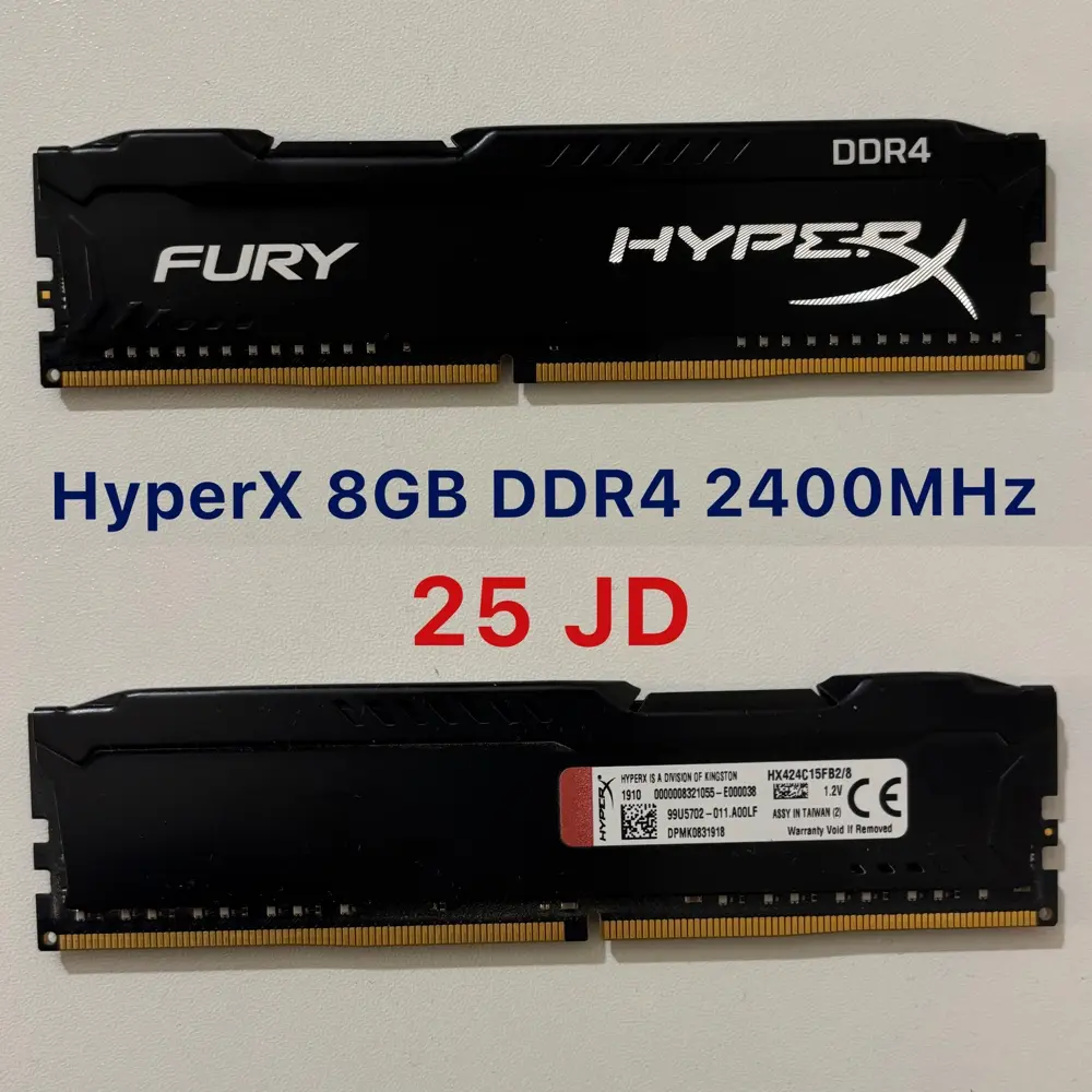 رام HyperX 8GB DDR4 2400MHz