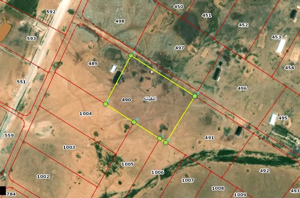 قطعة أرض زراعية للبيع في محافظة المفرق - الدفيانة
