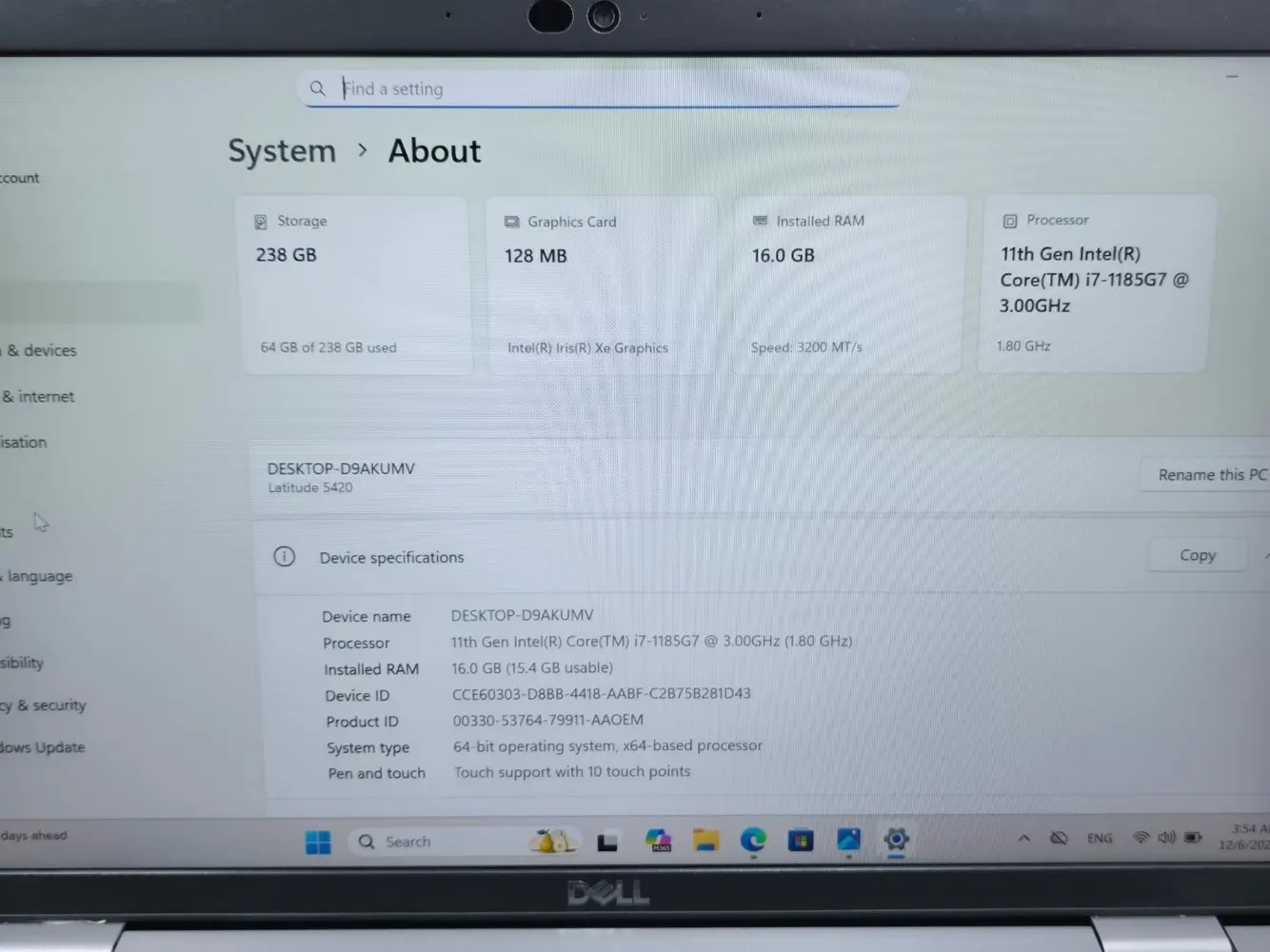 لابتوب ديل بسعر مميز