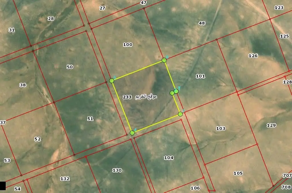 قطعتين أرض زراعية متجاورتين للبيع في محافظة العاصمة -موقع الخريم, جنوب المطار