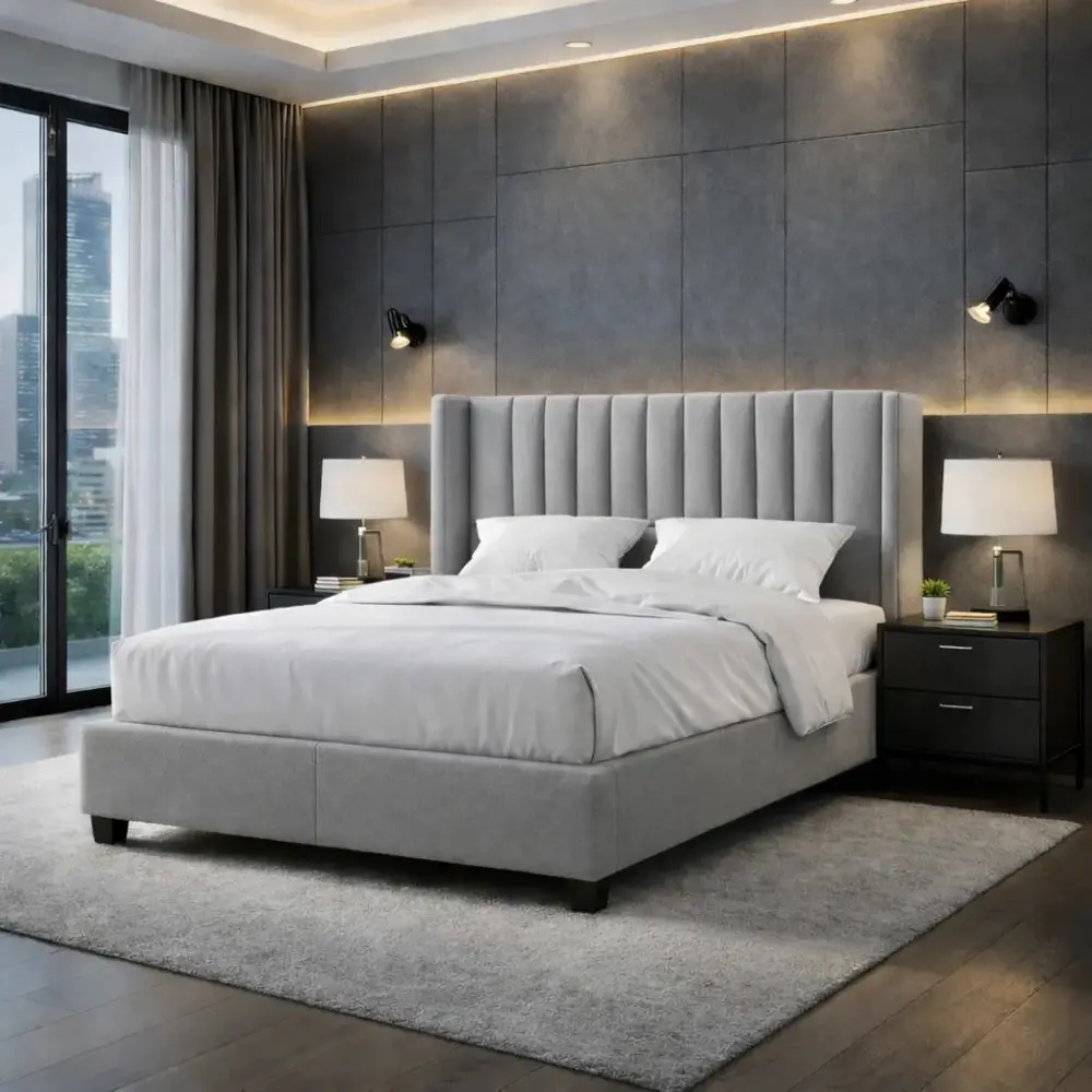 سرير مزدوج 170*190 SUMBOK منجد فاخر