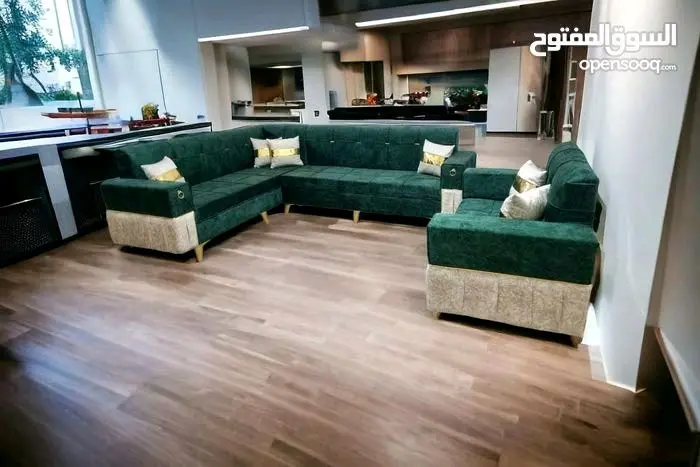 اطقم كورنر اسفنج ضغط عالي قماش وتر بروف ارجل لوكنز