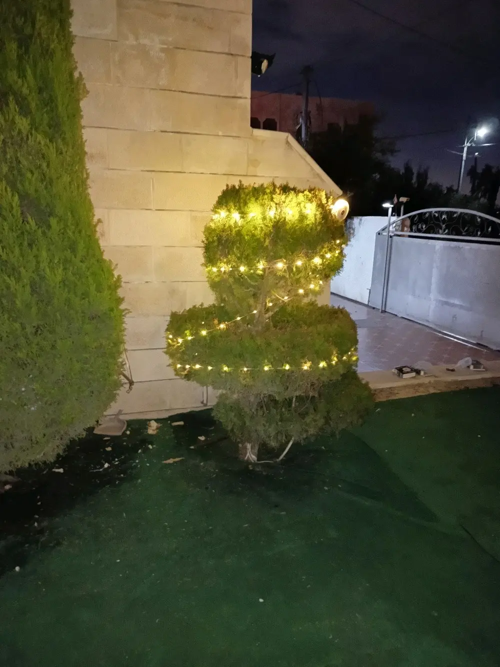 حبل زينة رمضان على الطاقة الشمسية