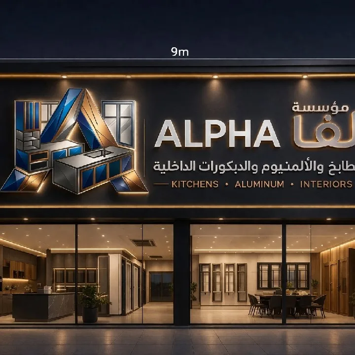مؤسسة الفا للمطابخ والشبابيك والديكورات الداخلية 