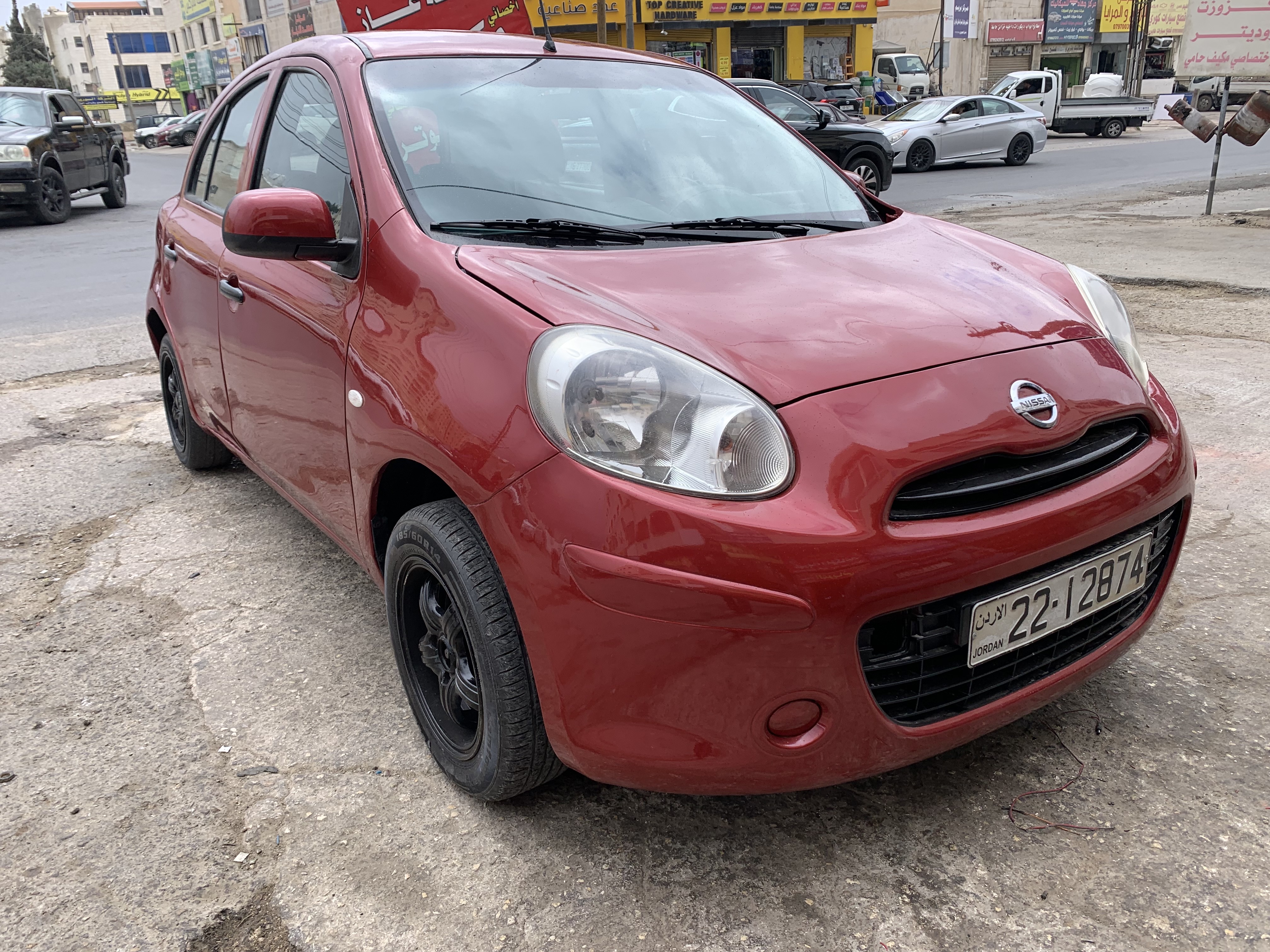 نيسان ميكرا ٢٠١٢ اوتوماتيك ماتور جديد ١٦٠٠ الفحص مرفق
