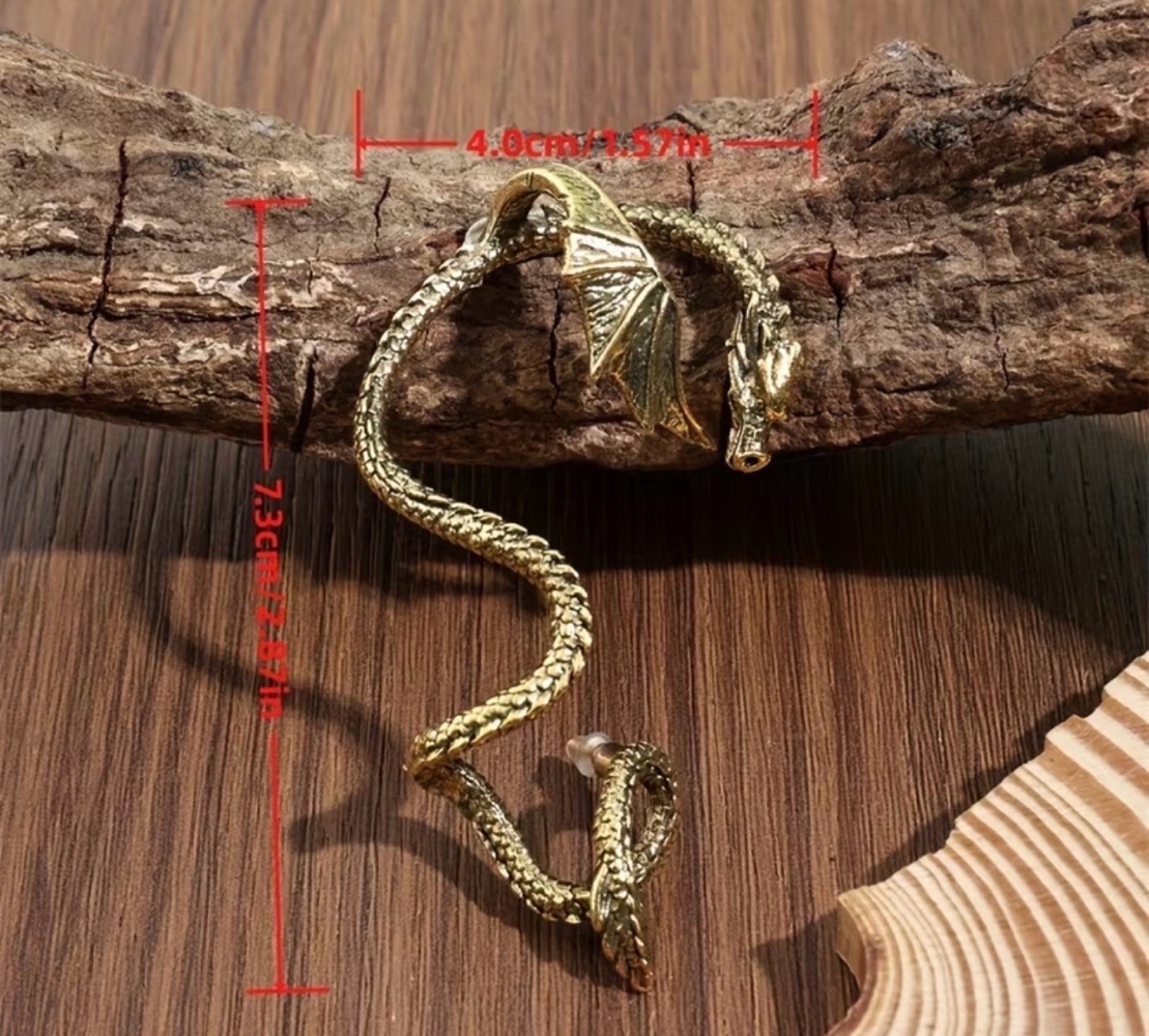 One-Piece Earrings silver color