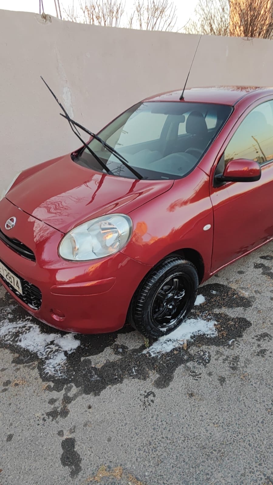 نيسان ميكرا ٢٠١٢ اوتوماتيك ماتور جديد ١٦٠٠ الفحص مرفق