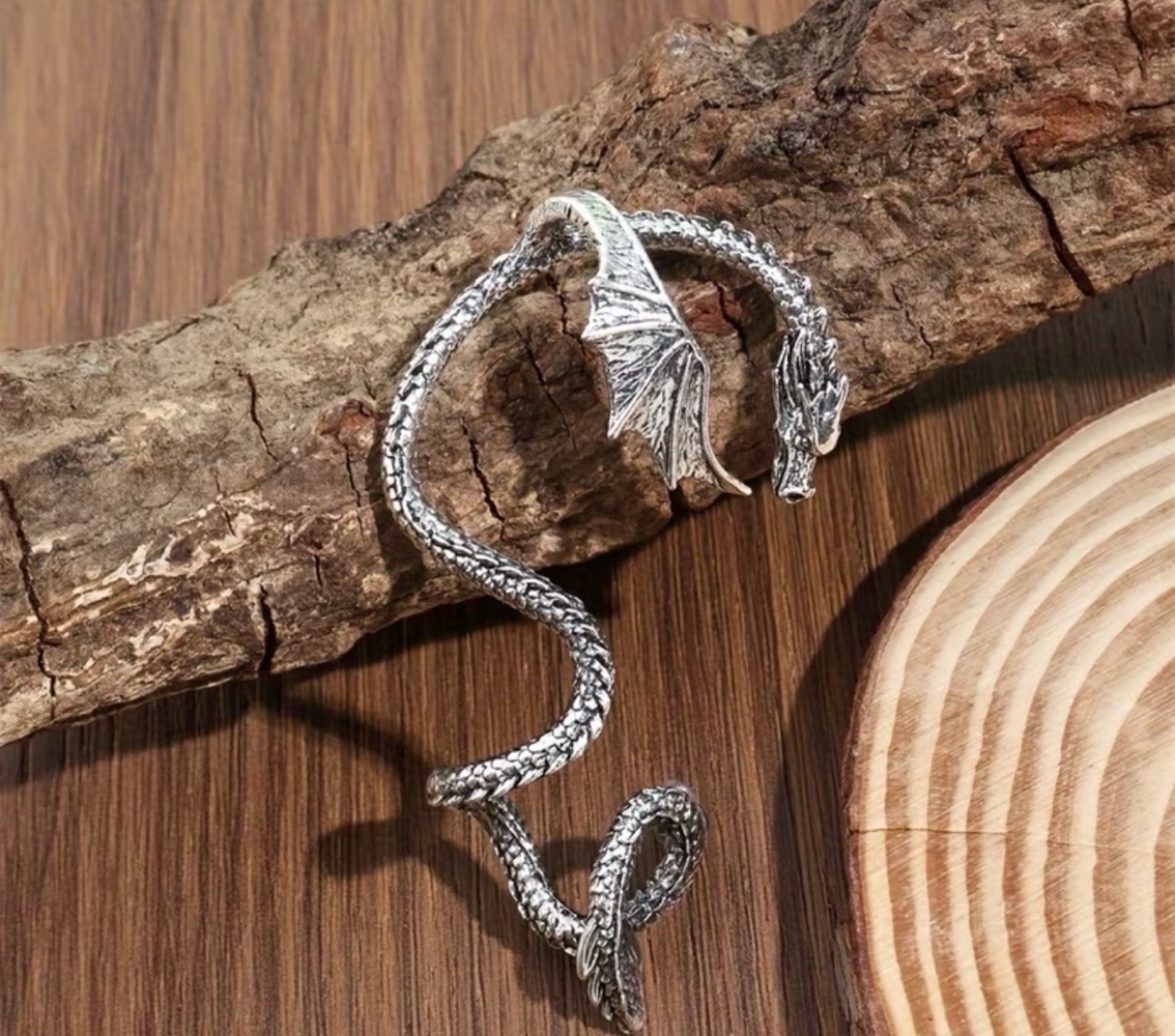 One-Piece Earrings silver color