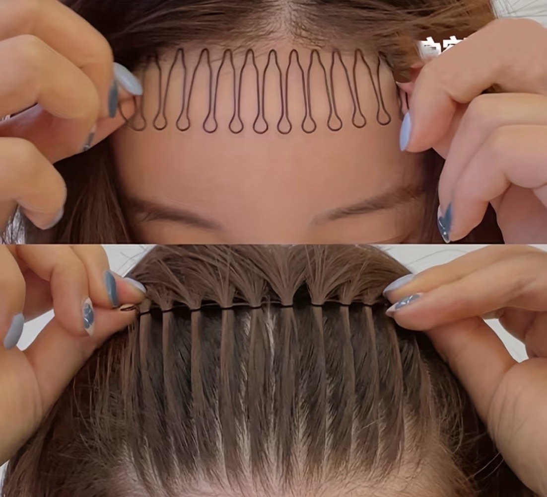 Wave Hair Trimming Fork Comb