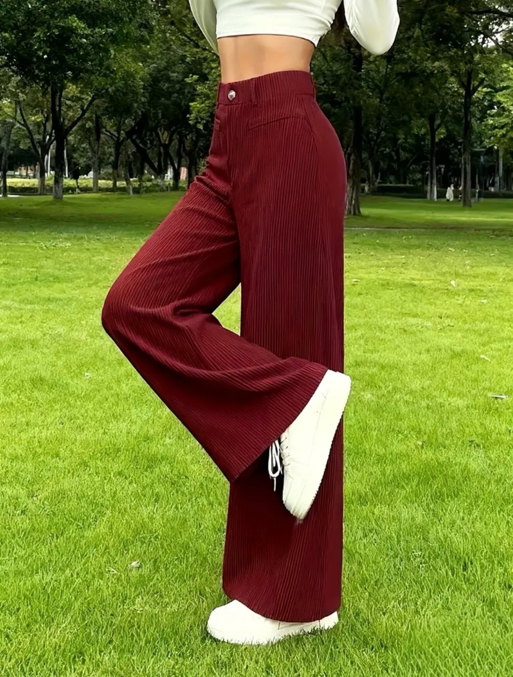 Women's Elegant Straight-Leg Pants