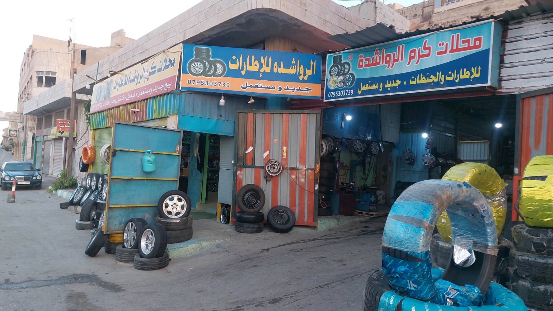 محلات الرواشده للاطارات والجنطات والبناشر