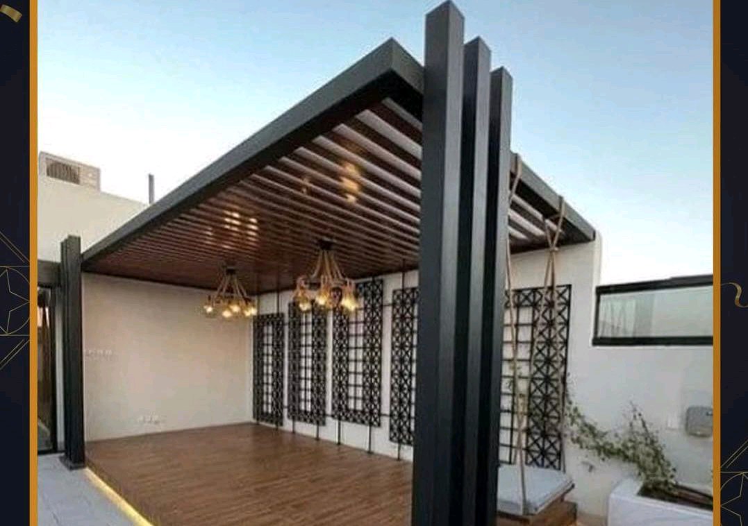 المناصير المنيوم وديكورات الخارجيه